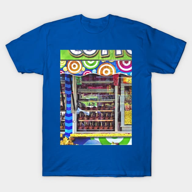 Popcorn and Candy Apples T-Shirt by SusanSavad